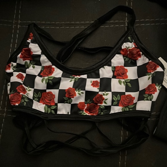 It’s a bra but you can wear it to bed and it’s actually comfortable, stretchy - Picture 1 of 2